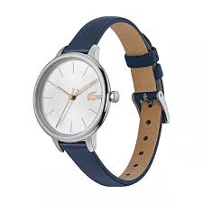 Nouvelle collection de montre bracelet en cuir de haute qualité, grand choix a petits prix montre pour femme, montre pas cher femme, montre fille, montre automatique, montre acier femme, montre wd femme, montre dw femme, montre digitale femme, montre or femme, montre intelligente, montre. Montre Lacoste 2001100 Boitier Acier Rond Cadran Argente Bracelet Cuir Bleu Femme Sur Bijourama Montre Femme Pas Cher En Ligne