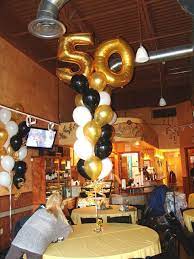Masculine 50th Birthday Centerpieces 50th Birthday Party Balloon Bouquets 50th Birthday 50th Birthday Party Moms 50th Birthday