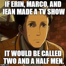 Image Result For Jean Memes Aot Anime Jokes Attack On Titan Meme Attack On Titan Funny
