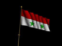 This flag was for the kingdom of syria and was used finished 1920. Syrien Flagge