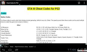 This is your chance to get cheats for gta 3 free! Descargar Gta Iii Cheat Codes 2015 Android Apps Apk 4416317 Auto Theft Grand Cheats Codes Cheat Gta Mobile9