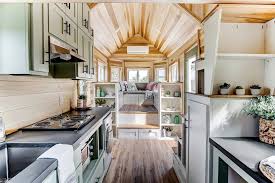 Find contemporary homes on wheels made with the finest materials. Extremely Functional Tiny Home On Wheels Packs A Large Social Area In Only 22 Sqm