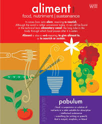 Eword Aliment Not Ailment Food Nourishment Sustenance Nourishment Sustenance E Words