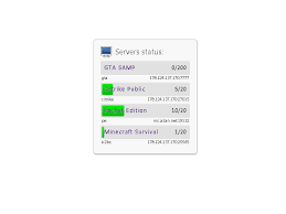 I am working on a website for my server, and i was wondering how to make my website show my server's status, like whether it is up, how many people are online, maybe even the motd, that kind of stuff. Monitoring For Game Servers