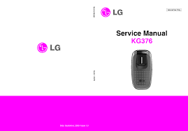 LG KG240 SERVICE MANUAL Service Manual ...