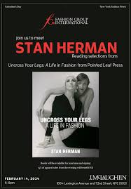 Stan Herman Reading selections from Uncross Your Legs - Fashion Group  International