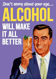 Alcohol Will Make It All Better Funny Birthday Card Happy Birthday Cousin Funny Birthday Cards Happy Birthday Meme