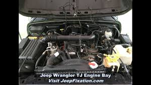 We carry an extensive inventory of jeep engine hardware & replacement parts including filters, oil pans, fuel lines & fuel line parts. Jeep Wrangler Tj Engine Bay Tour Youtube
