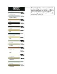 15 Specific Dymonic Color Chart