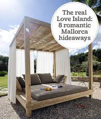 Ana white outdoor daybed canopy diy projects. Discover The Real Love Island 8 Romantic Mallorca Hideaways The I Escape Blog Gartenmobel Design Garten Gartengestaltung