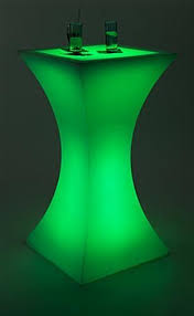 43 25 High Top Table W Led Lighting 16 Color Options Rechargeable Battery White High Top Tables Cocktail Table Decor Diy Cocktail Table