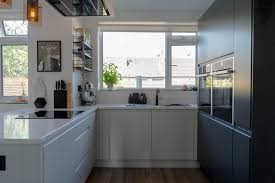 White quartz worktops give a clean, modern look to any kitchen whilst also opening up any room, making it look bigger. Dove Grey Graphite Modern Kitchen With Blanco Zeus Extreme Quartz Worktops Modern Kitchen Other By Interiors 4 Living Houzz