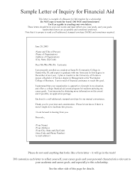 Letter Of Request For Financial Assistance Financial Aid For College Lettering Support Letter