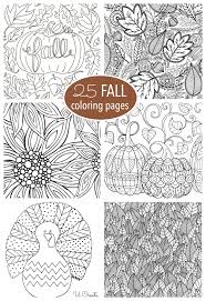 Free printable coloring pages and connect the dot pages for kids. Free Fall Adult Coloring Pages U Create