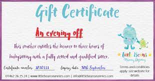 When you buy someone a bubble gift voucher, you are gifting them credit in the bubble app that they will be able to use when paying for a babysitter. Vouchers Little Beans Nanny Agency