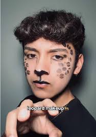 Animal Halloween Makeup Guy