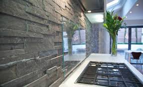 Here is our handy guide to three of our when looking for a backsplash that will add a signature look to your kitchen, it's easy to feel a little—or a. Natural Stacked Stone Backsplash Tiles For Kitchens And Bathrooms