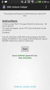 One common reason to unlock a phone is international travel. App V1 2 9 11 13 Sprint Htc One Sim Unlock Helper Page 10 Xda Forums