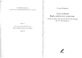 Hier finden sie eine leichte einführung in die geheimschrift der ägypter, mit der sie schon nach wenig. Eines Erbaren Raths Gehorsamer Amptman Clemens Jager Und Die Geschichtsschreibung Des 16 Jahrhunderts Augsburg 2001 Gregor Rohmann Academia Edu
