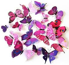 Make any space in your home innovative and unique by adding this glam art piece made by real artists. Coxeer 3d Butterfly Wall Decor Removable Butterfly Wall Art Vivid Butterflies Wall Decor With Foam Dot Glue For Home And Room Decoration Purple Buy Online At Best Price In Uae Amazon Ae