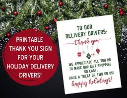 Christmas Package Delivery Thank You Fedex Ups Usps Etsy In 2020 Christmas Packaging Appreciation Gift Printable Gift