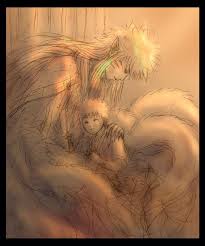 Kyuubi Human Form And Naruto Naruto Uzumaki Mificheskie Sushestva Naruto