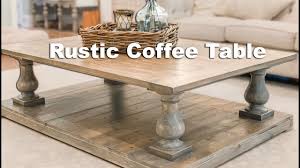 I thrifted this for $30 and it has served our family well. Building A Farmhouse Balustrade Coffee Table Youtube