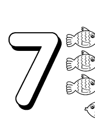 There are tons of great resources for free printable color pages online. 7 Numbers Coloring Pages For Kids Printable Free Digits Coloring Books Coloing 4kids Com