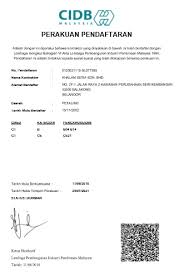 Adalah dengan ini syarikat tuan seperti tercatit di dalam sijil ini diiktiraf sebagai kontraktor kerja bertaraf bumiputera. Khalam Setia Sdn Bhd Pusat Khidmat Kontraktor