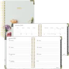 January's birth flowers are the carnation and the snowdrop. Blueline Romantic Flowers Planner Julian Dates Weekly Monthly 1 Year January 2021 Till December 2021 1 Week 1 Month Double Page Layout 7 X 9 Sheet