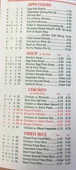 panda kitchen menu in palmyra, virginia