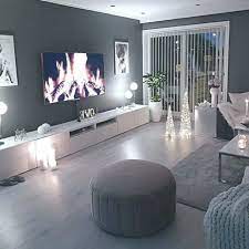 Dunkle Wand Des Gemutlichen Wohnzimmers Graue Taupeschwarzlichtcouch Holzern Dunklewande Gemutliches Wohnzimmer D Wohnzimmer Grau Dunkle Wand Wohnzimmerdesign