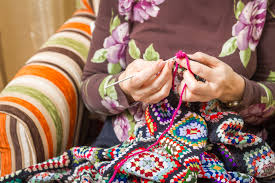 But it's not necessarily that much more knitting than a scarf, and the finishing is easy, unlike a sweater. Fidget Toys Soothe Seniors With Dementia And Anxiety Bethesda
