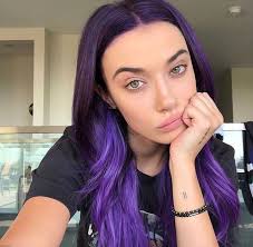22 beautiful purple hair color ideas — purple hair dye. How To Get Eggplant Purple Hair With Overtone Treatment Revelist