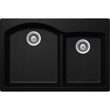 Elkay Premium Quartz Dual Mount Composite 33 In Double Bowl Kitchen Sink In Ricotta Elxh3322rr Kitchen Sink Double Basin Kitchen Sink Double Bowl Kitchen Sink