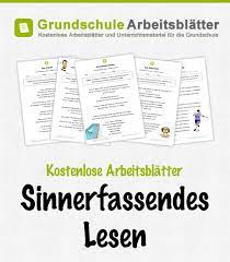 Klasse der grundschule entscheidet sich, auf welche weiterführende schule es geht. Sinnerfassendes Lesen Kostenlose Arbeitsblatter