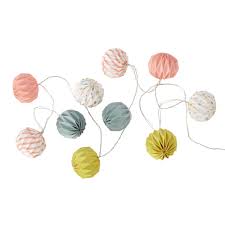 Guirlande Lumineuse En Papier L 135 Cm Louison Guirlande Lumineuse Guirlande Lumineuse Chambre Chambre Bebe Maison Du Monde