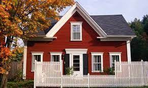 Burgundy And White Mobile Home Exterior Paint Colors For House Cottage Exterior House Paint Exterior