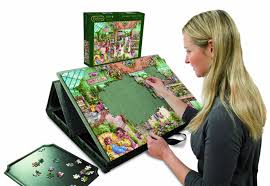 Amazon Com Puzzle Mates Portapuzzle Pro Jigsaw Puzzle Accessory Up To 1000 Pieces Jigsaw Puzzle Table Puzzle Table Jigsaw Puzzles