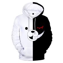 Anime Danganronpa Monokuma 3d Printed Hoodie Animation Sport Pullover Sweater Anime Clothing Merch N0488 Harajuku Hoodie Hoodies Hoodie Print