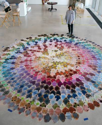 Work by Polly Apfelbaum