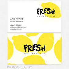 Nutritionist Dietitian Business Cards Graphic Design Business Card Restaurant Business Cards Business Card Design