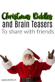Only seven mondays left until christmas. Conservamom Christmas Riddles Brain Teasers To Share With Friends Conservamom