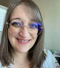 Glitter Rose Gold & Silver Polygon Eyeglasses