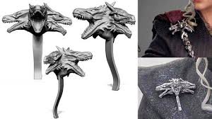 Daenerys Targaryen Brooch 3d Model