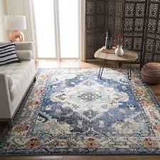 Three Posts Ponca Oriental Navy Light Blue Area Rug Reviews Wayfair Light Blue Rug Light Blue Area Rug Safavieh Monaco