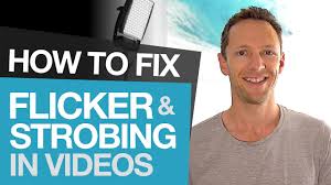 After switching to leds or when replacing a faulty led lamp in some cases the led light will start flickering. Fix Flickering Video How To Remove Flickering And Strobing In Videos