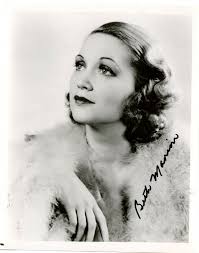 Beth Marion Actress Vintage B&W Photograph , Signed