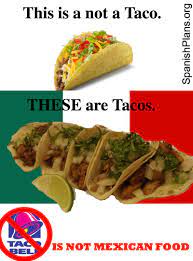 American Mexican Restaurant Food Vs Mexican Mexican Food Alicentaylor