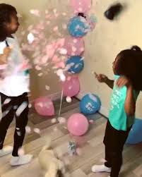 Girl Who Guessed Right Babysister Itsagirl Bigsisterlittlesister Balloon